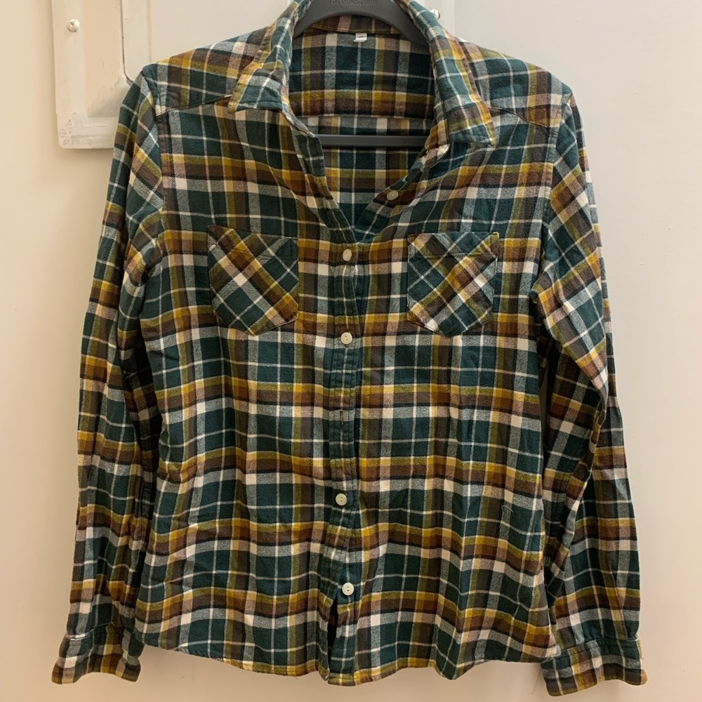 Green Flannel Shirt
